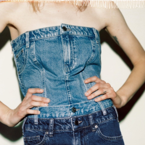 Zara Tops - ZARA DENIM TOP